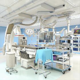 Medical Hybrid Operating Room 3D model